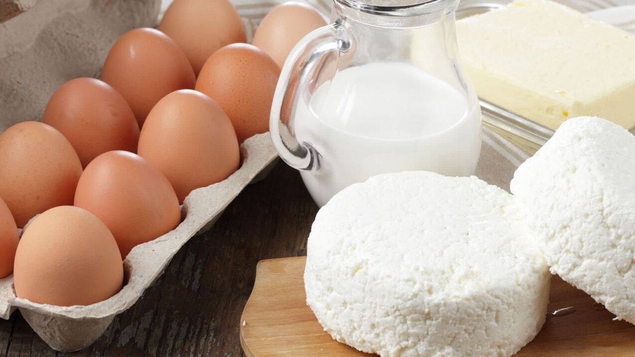 ouă și produse lactate pentru potență