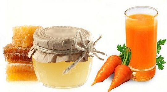 Sucul de morcovi cu miere va restabili erecția unui bărbat